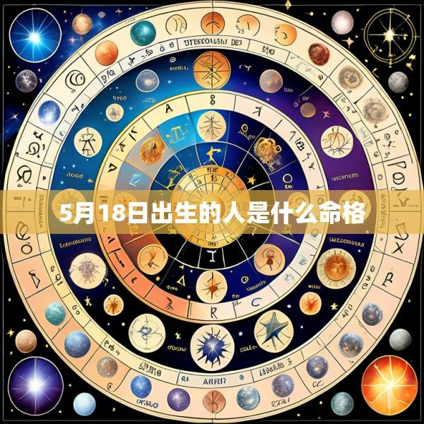 5月18日出生的人是什么命格