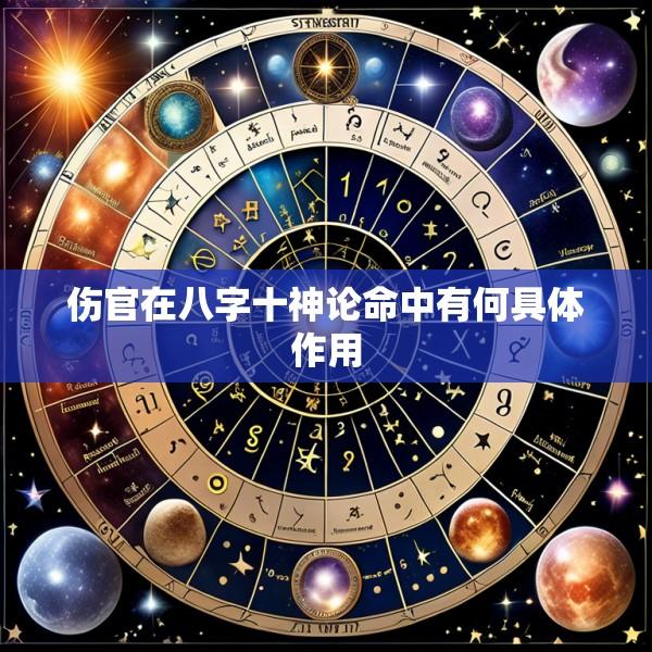 伤官在八字十神论命中有何具体作用