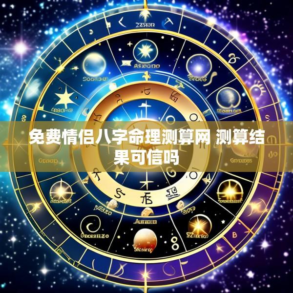 免费情侣八字命理测算网 测算结果可信吗