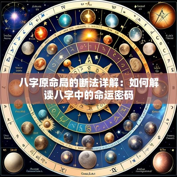 八字原命局的断法详解：如何解读八字中的命运密码