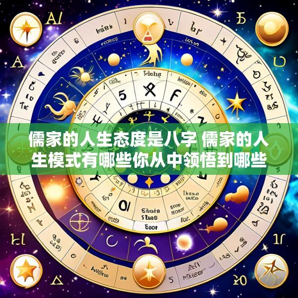 儒家的人生态度是八字 儒家的人生模式有哪些你从中领悟到哪些
