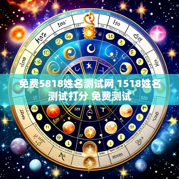 免费5818姓名测试网 1518姓名测试打分 免费测试