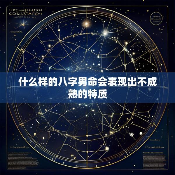 什么样的八字男命会表现出不成熟的特质