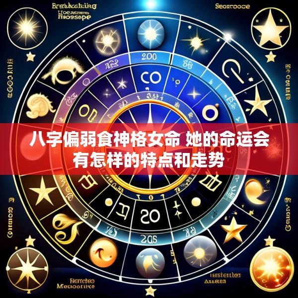 八字偏弱食神格女命 她的命运会有怎样的特点和走势