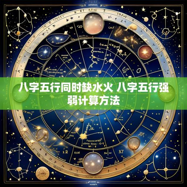 八字五行同时缺水火 八字五行强弱计算方法