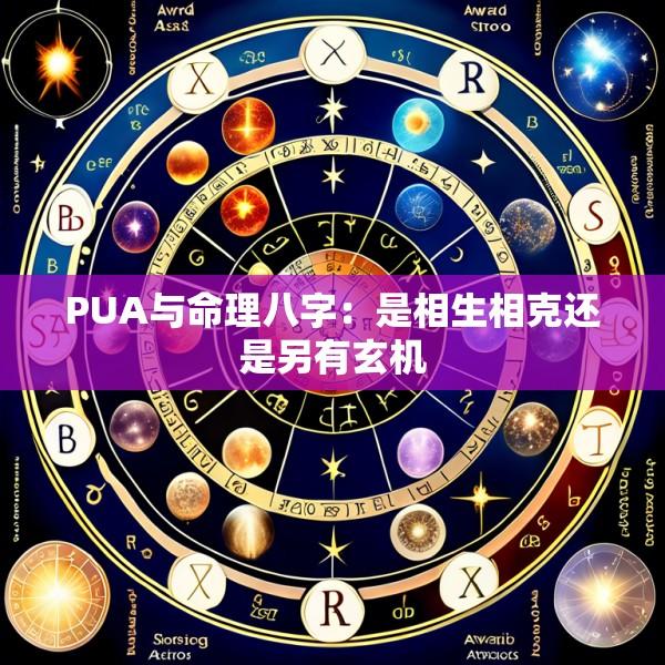 PUA与命理八字：是相生相克还是另有玄机