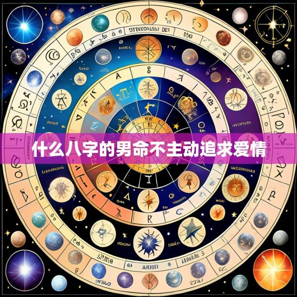 什么八字的男命不主动追求爱情