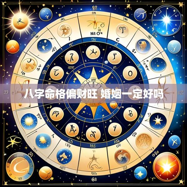 八字命格偏财旺 婚姻一定好吗