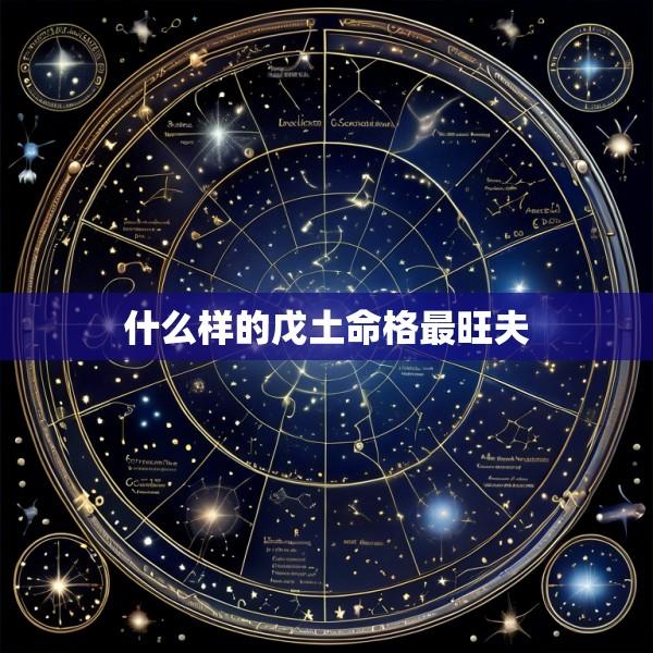 什么样的戊土命格最旺夫