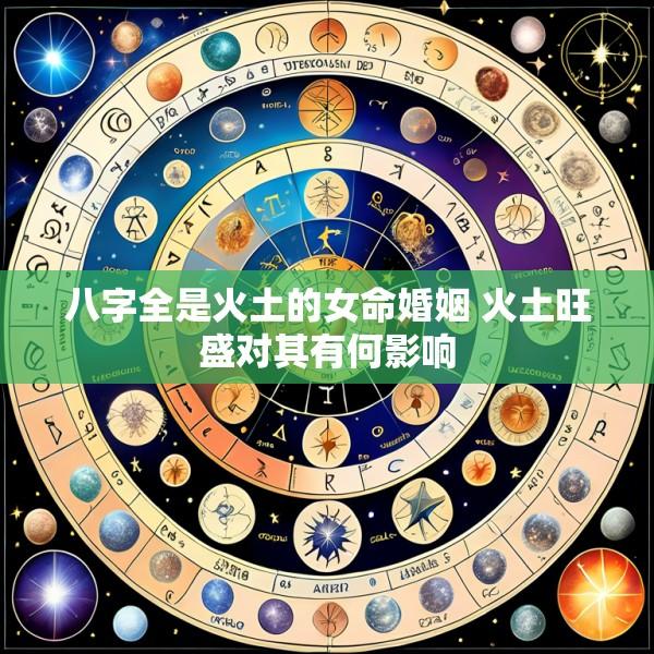 八字全是火土的女命婚姻 火土旺盛对其有何影响