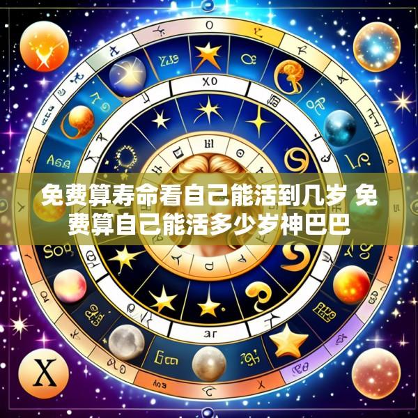 免费算寿命看自己能活到几岁 免费算自己能活多少岁神巴巴