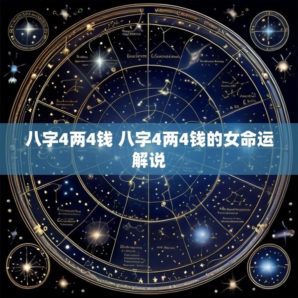 八字4两4钱 八字4两4钱的女命运解说