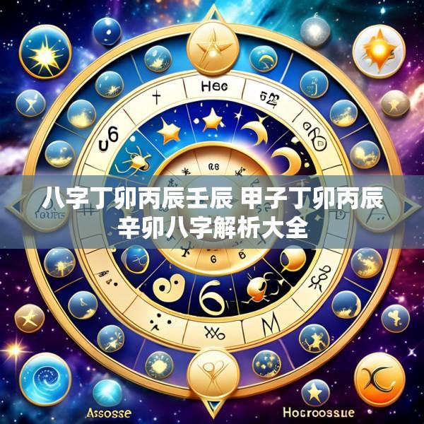 八字丁卯丙辰壬辰 甲子丁卯丙辰辛卯八字解析大全