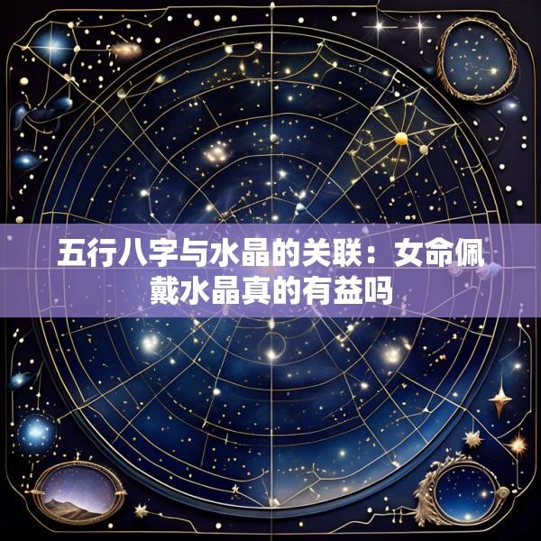 五行八字与水晶的关联：女命佩戴水晶真的有益吗