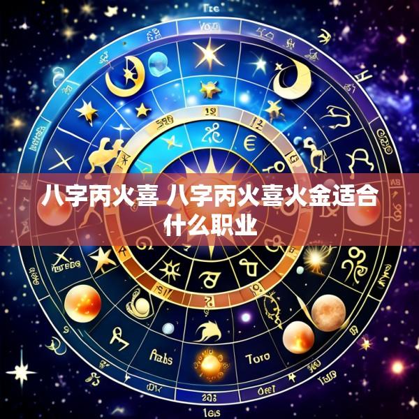 八字丙火喜 八字丙火喜火金适合什么职业