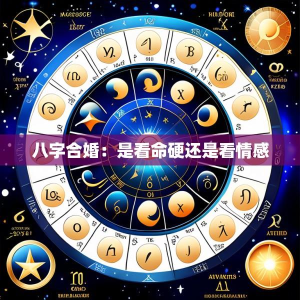 八字合婚：是看命硬还是看情感