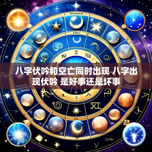 八字伏吟和空亡同时出现 八字出现伏吟 是好事还是坏事