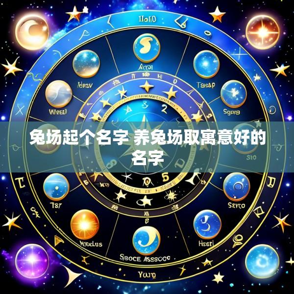 兔场起个名字 养兔场取寓意好的名字