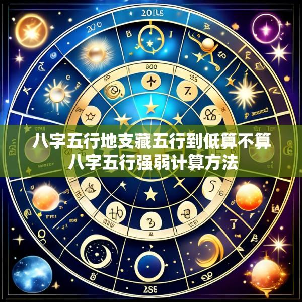 八字五行地支藏五行到低算不算 八字五行强弱计算方法