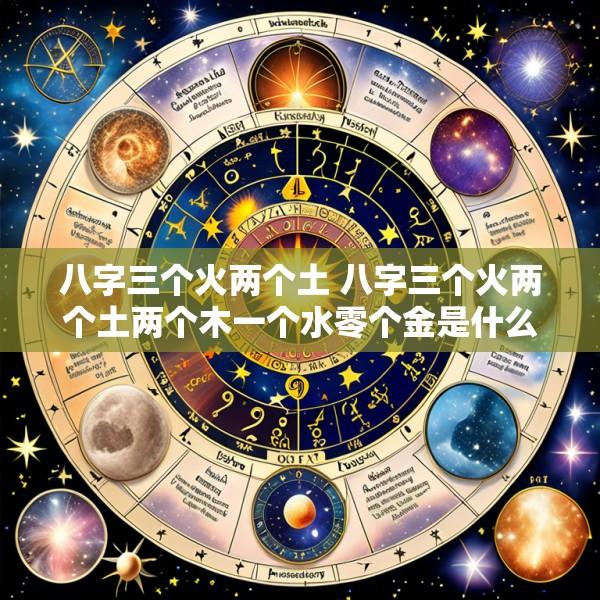 八字三个火两个土 八字三个火两个土两个木一个水零个金是什么命