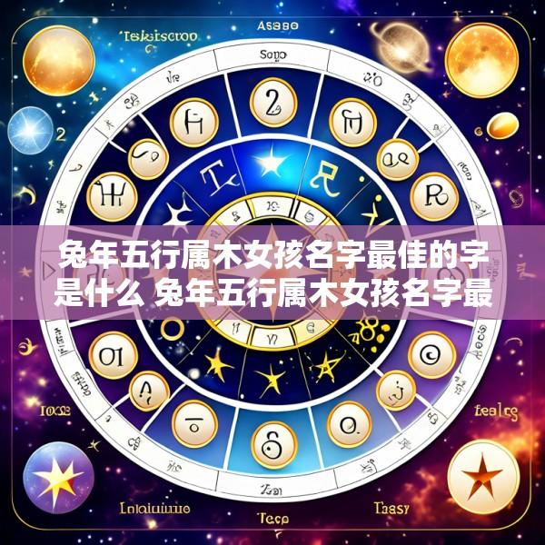 兔年五行属木女孩名字最佳的字是什么 兔年五行属木女孩名字最佳的字是什么意思