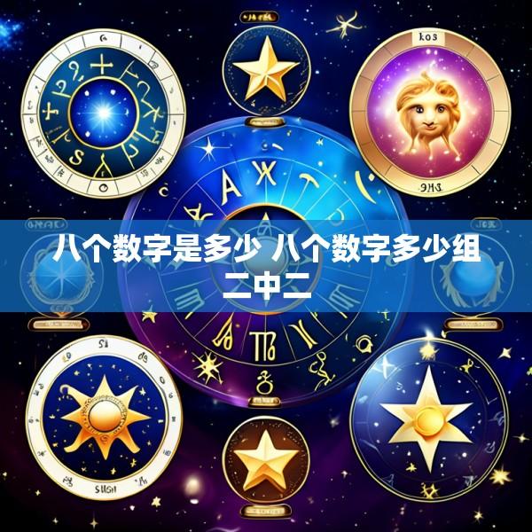 八个数字是多少 八个数字多少组二中二