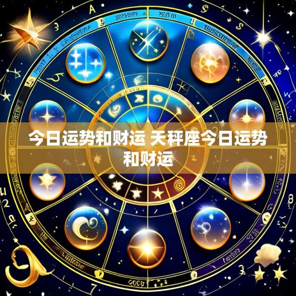今日运势和财运 天秤座今日运势和财运