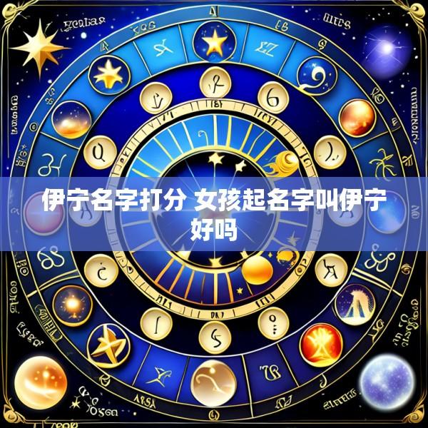 伊宁名字打分 女孩起名字叫伊宁好吗