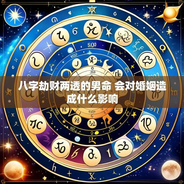 八字劫财两透的男命 会对婚姻造成什么影响