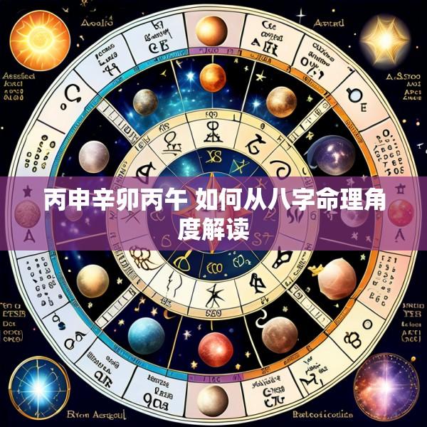 丙申辛卯丙午 如何从八字命理角度解读