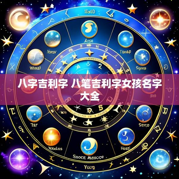 八字吉利字 八笔吉利字女孩名字大全