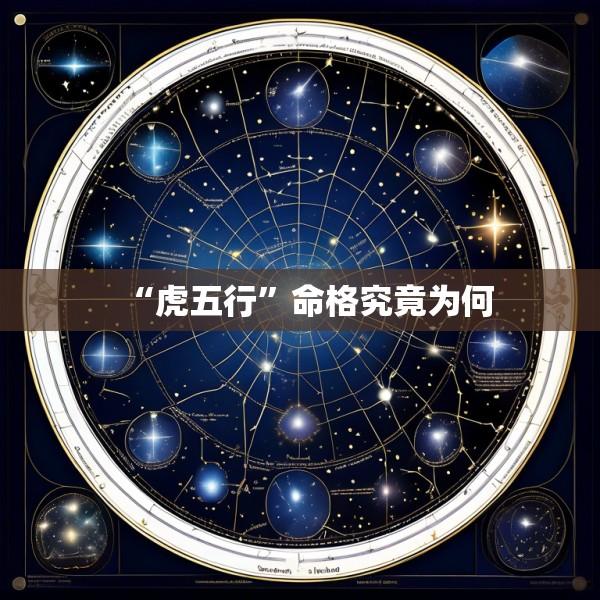 “虎五行”命格究竟为何