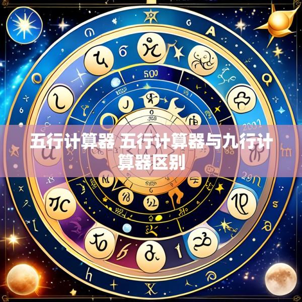 五行计算器 五行计算器与九行计算器区别