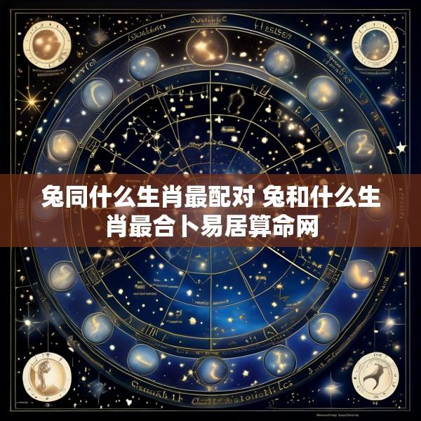兔同什么生肖最配对 兔和什么生肖最合卜易居算命网