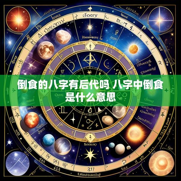 倒食的八字有后代吗 八字中倒食是什么意思