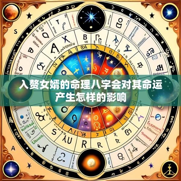 入赘女婿的命理八字会对其命运产生怎样的影响