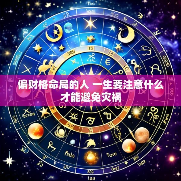 偏财格命局的人 一生要注意什么才能避免灾祸