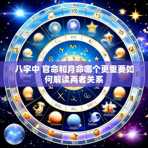 八字中 官命和月命哪个更重要如何解读两者关系