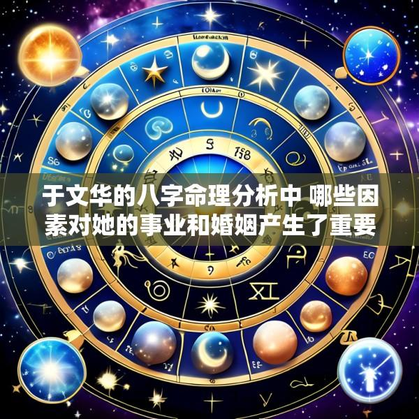 于文华的八字命理分析中 哪些因素对她的事业和婚姻产生了重要影响