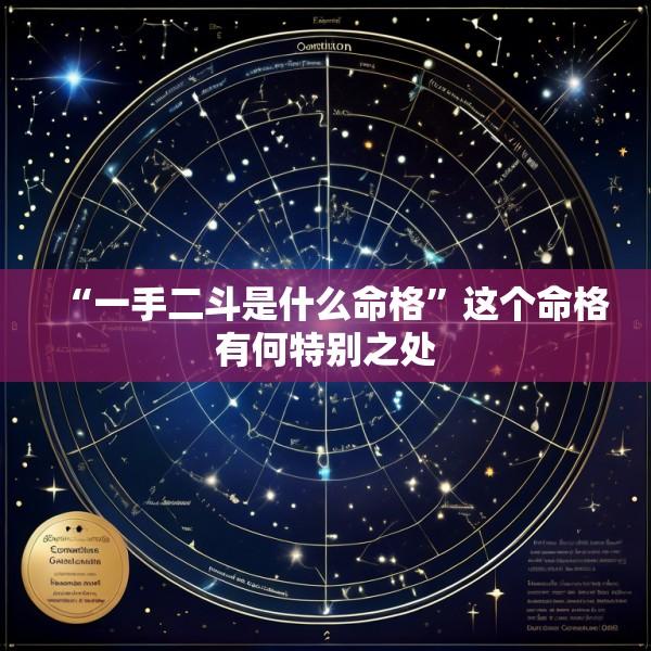 “一手二斗是什么命格”这个命格有何特别之处