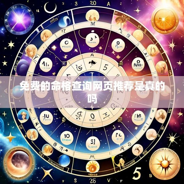 免费的命格查询网页推荐是真的吗
