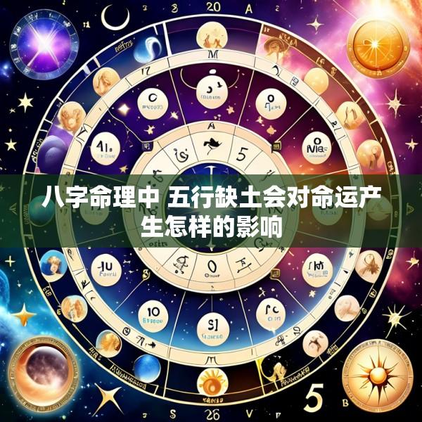 八字命理中 五行缺土会对命运产生怎样的影响