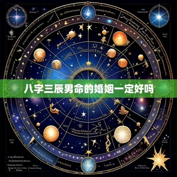 八字三辰男命的婚姻一定好吗