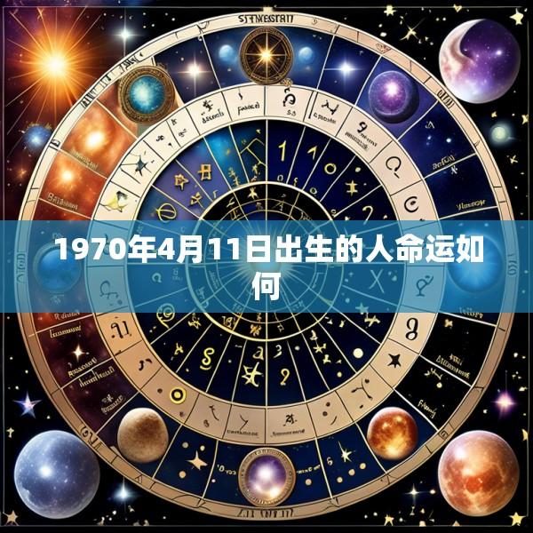 1970年4月11日出生的人命运如何