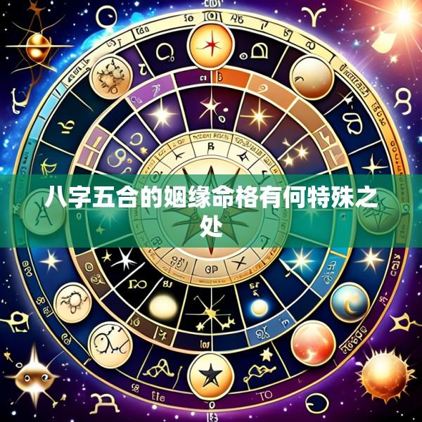 八字五合的姻缘命格有何特殊之处