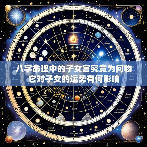 八字命理中的子女宫究竟为何物它对子女的运势有何影响