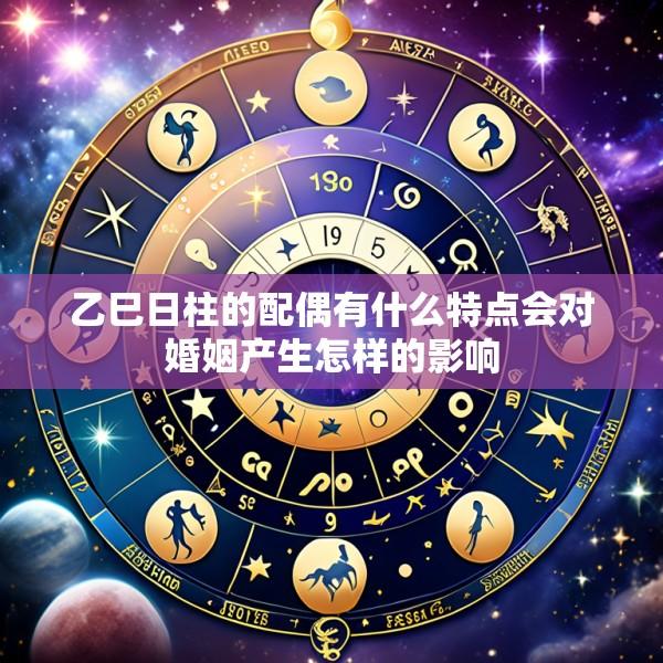 乙巳日柱的配偶有什么特点会对婚姻产生怎样的影响