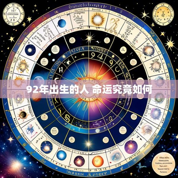 92年出生的人 命运究竟如何