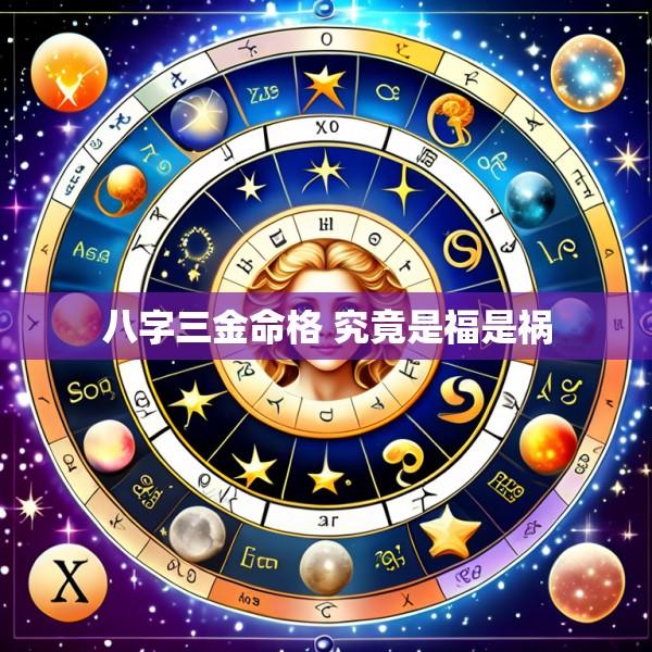 八字三金命格 究竟是福是祸