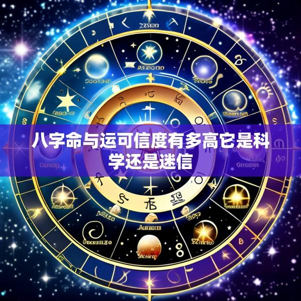 八字命与运可信度有多高它是科学还是迷信